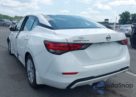 2020 Nissan Sentra S Xtronic Cvt из США, поврежденный, VIN 3N1AB8BV8LY215550